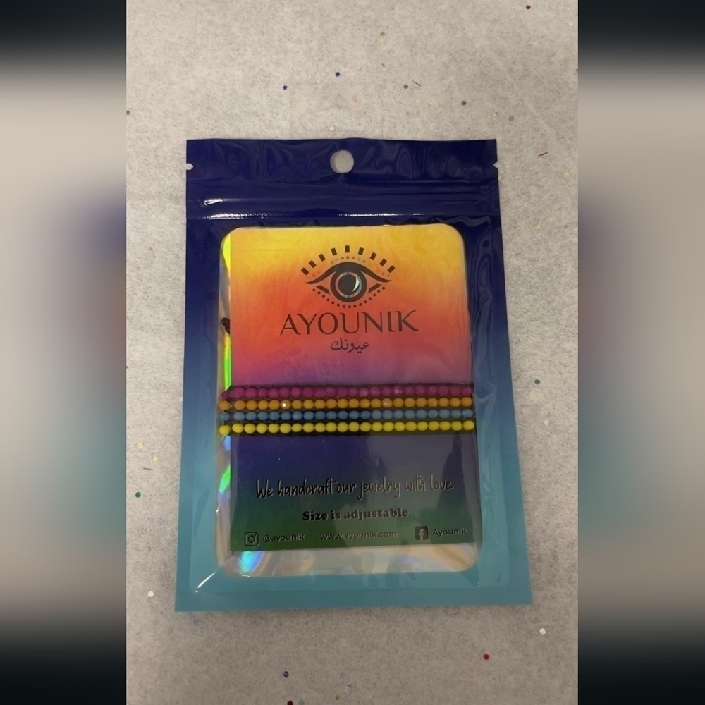 NWT Ayounik Air Beaded Bracelet